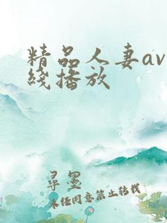 精品人妻av在线播放