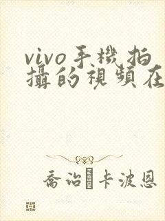 vivo手机拍摄的视频在哪个文件夹