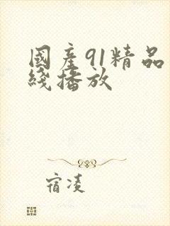 国产91精品在线播放