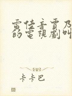 雷佳音贾乃亮演的电视剧叫什么