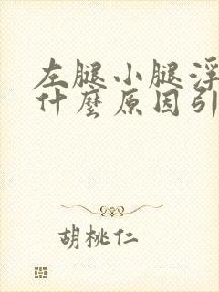 左腿小腿浮肿是什么原因引起的