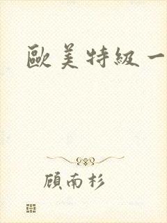 欧美特级一级片
