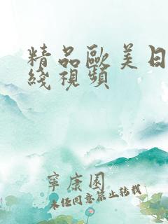 精品欧美日韩在线视频