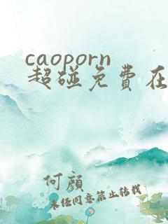 caoporn超碰免费在线观看