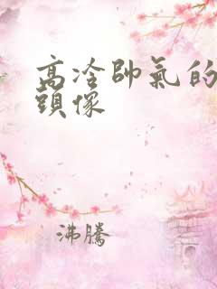 高冷帅气的男生头像