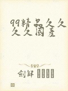 99精品久久久久久国产