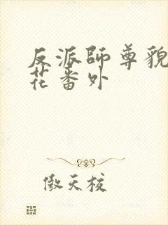 反派师尊貌美如花番外