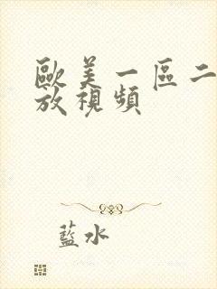 欧美一区二区播放视频