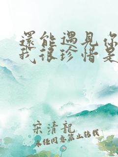 还能遇见你所以我很珍惜是什么歌