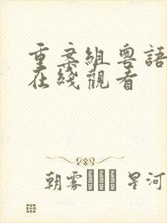 重案组粤语高清在线观看