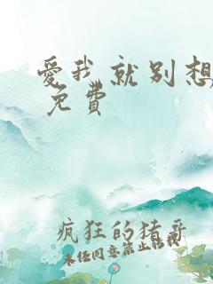 爱我就别想太多 免费