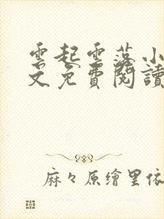 云起云落小说全文免费阅读洛云施