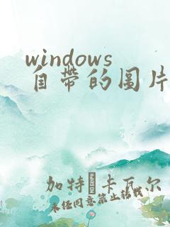 windows自带的图片浏览器是什么