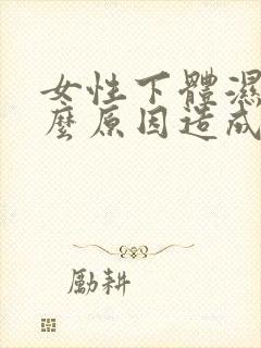 女性下体湿是什么原因造成的