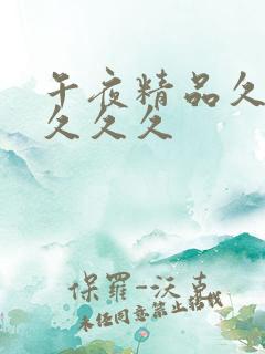 午夜精品久久久久久久