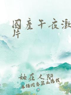 国产午夜激情毛片