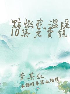 点燃我温暖你第10集免费观看