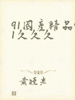 91国产精品91久久久