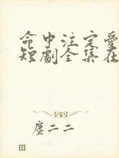 命中注定爱上我短剧全集在线观看免费