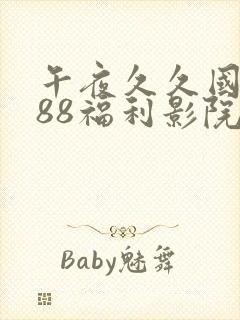 午夜久久国产888福利影院