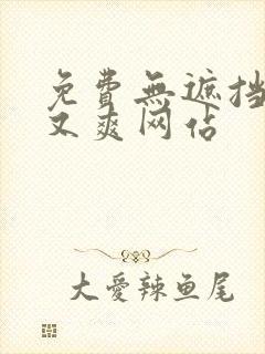 免费无遮挡又黄又爽网站