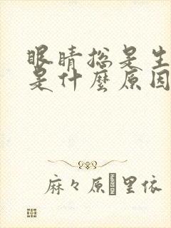 眼睛总是生眼屎是什么原因