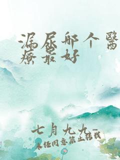 漏尿哪个医院治疗最好