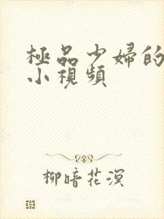 极品少妇的粉嫩小视频