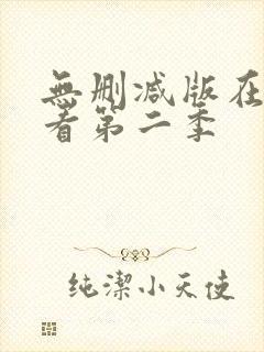 无删减版在线观看第二季