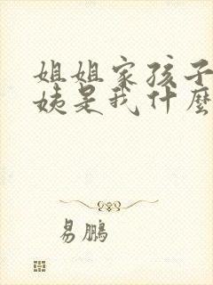 姐姐家孩子叫我姨是我什么