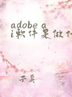 adobe ai软件是做什么用的