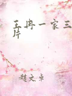 王冉一家三口照片