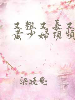 又粗又长又爽又黄少妇视频