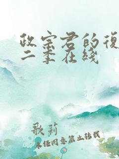 政宗君的复仇第二季在线