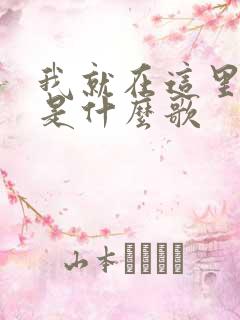 我就在这里等你是什么歌