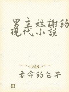 男主姓谢的所有现代小说