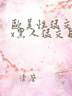 欧美性猛交xxx黑人猛交日韩