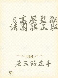 《高压监狱2》法国版正版满天星