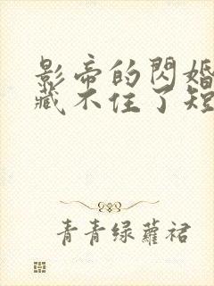 影帝的闪婚娇妻藏不住了短剧大结局