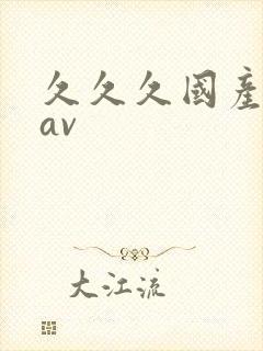 久久久国产精品av