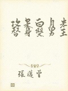 攻是白月光受是替身双男主