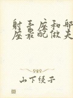 射手座和哪个星座最配做夫妻