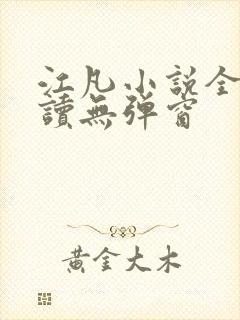 江凡小说全文阅读无弹窗