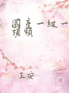 国产一级一片黄视频