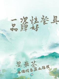 一次性餐具那个品牌好