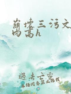 崩坏三污文全文肉高h