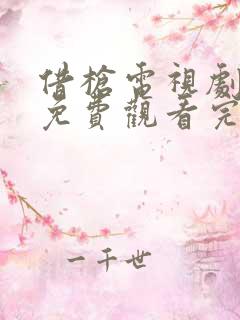 借枪电视剧全集免费观看完整版高清