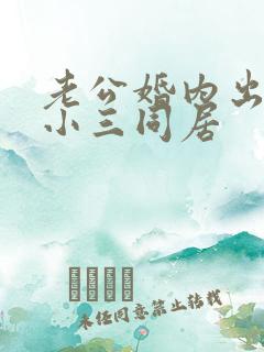 老公婚内出轨跟小三同居