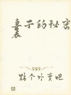 妻子的秘密演员表