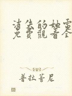 消失的她电视剧免费观看全集完整